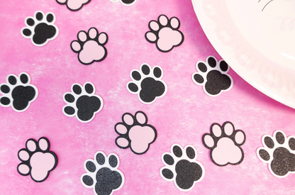 Personalizable Paw-Shaped Confetti