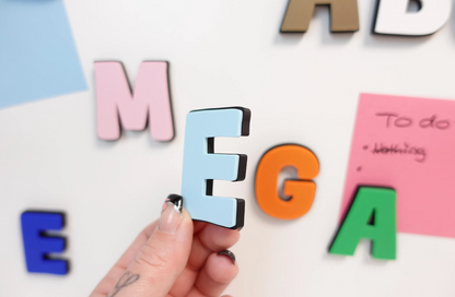 Customizable Letter Magnets