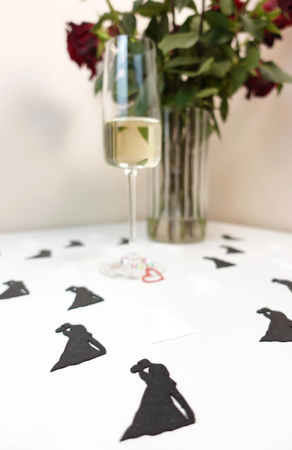 Wedding Bride and Groom Table Confetti