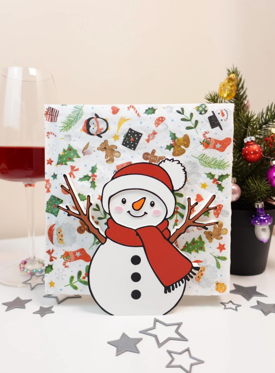 Snowman Napkin Holder