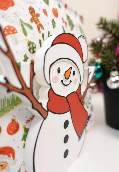 Snowman Napkin Holder