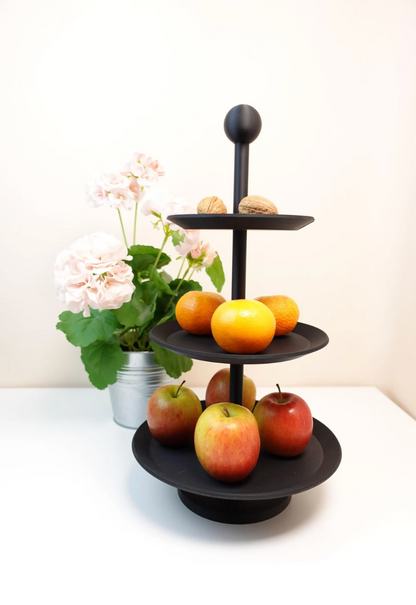 Black Serving Stand