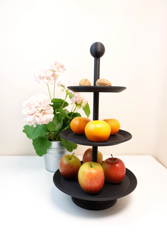 Black Serving Stand