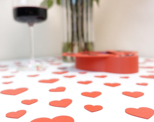 Heart Shaped Table Confetti