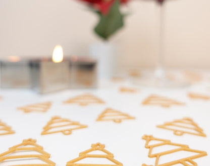 Gold Christmas Tree Table Confetti